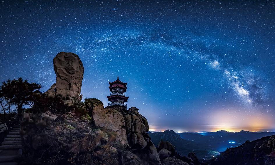 A scenic view of Rizhao Donghaiyu Yizhi