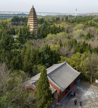 A scenic view of Sanmenxia Baolunsita