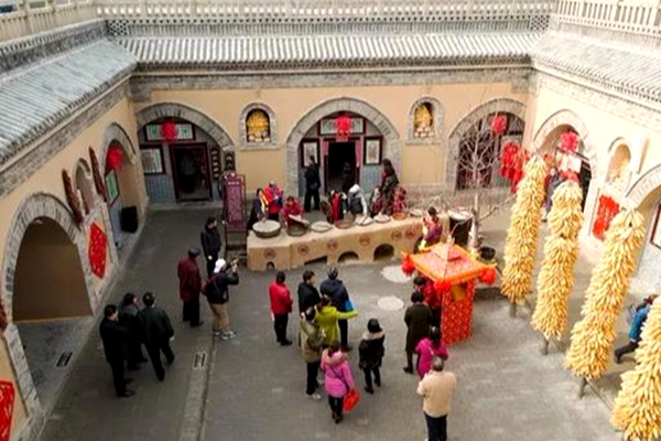 A scenic view of Sanmenxia Miaoshangcundikengyaoyuan