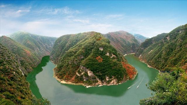A scenic view of Sanmenxia Xinanguchengyizhi