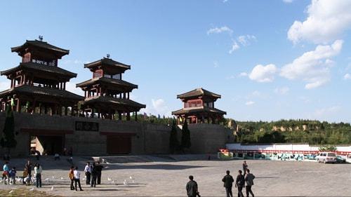 A scenic view of Sanmenxia Xinanguchengyizhi