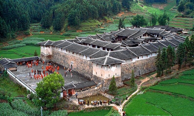 A scenic view of Sanming Anzhenbao