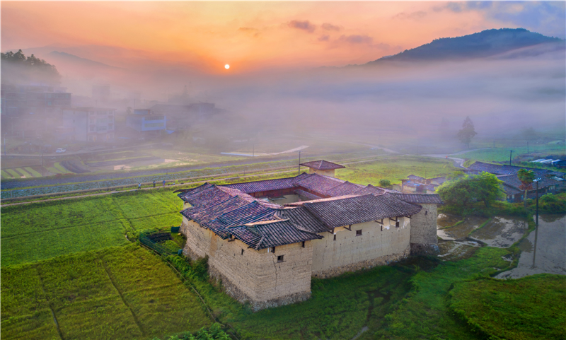 A scenic view of Sanming Datian Tubaqun