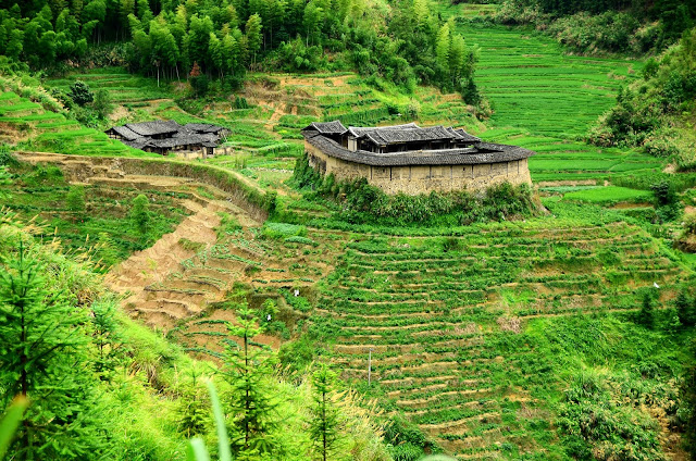 A scenic view of Sanming Datian Tubaqun