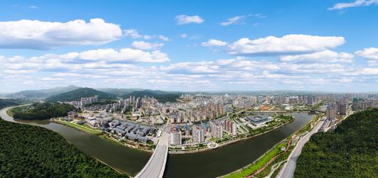 A scenic view of Sanming Jianning Hongyifangmianjun Lingdaojiguan Jiuzhi