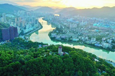 A scenic view of Sanming Nanshan Yizhi