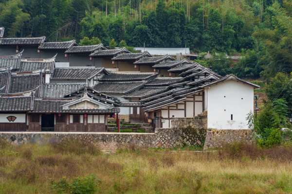 A scenic view of Sanming Shuimei Tubaqun