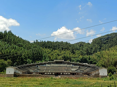 A scenic view of Sanming Shuimei Tubaqun