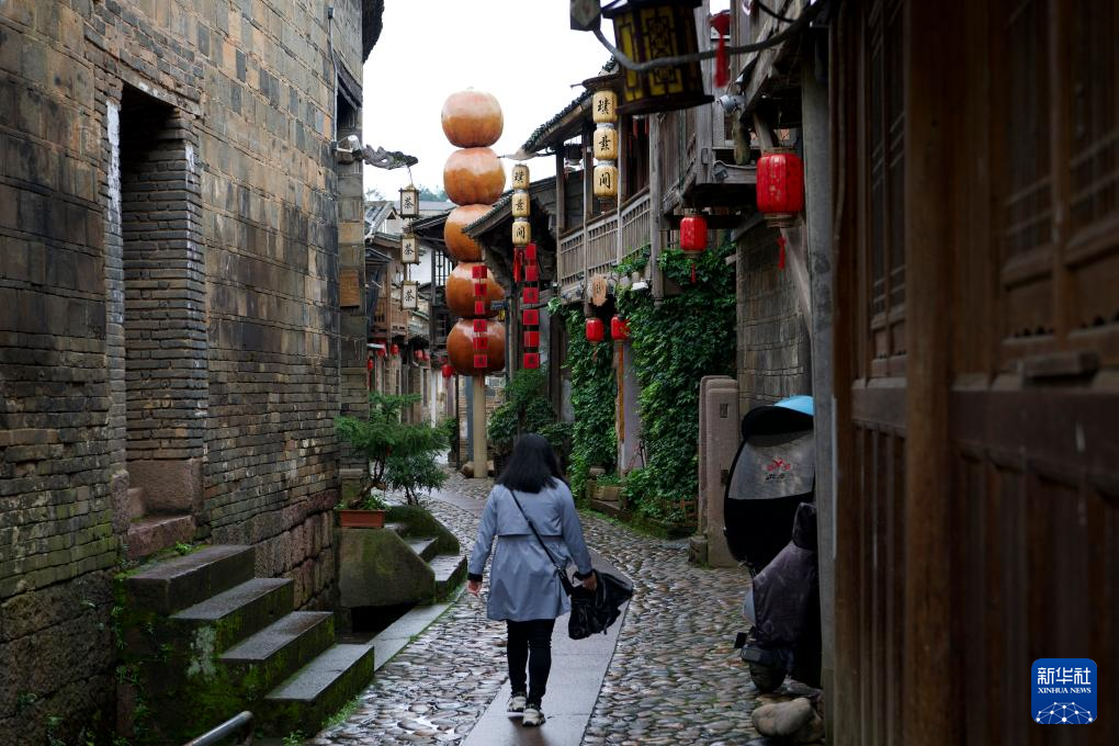 A scenic view of Sanming Taining Shangshudi Jianzhuqun