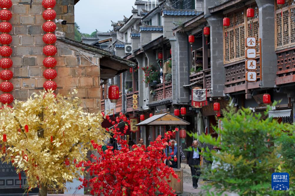 A scenic view of Sanming Taining Shangshudi Jianzhuqun