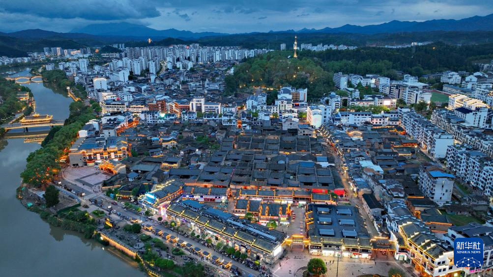 A scenic view of Sanming Taining Shangshudi Jianzhuqun