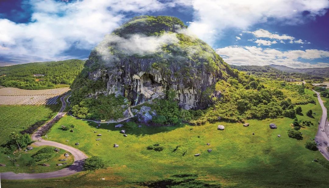 A scenic view of Sanming Wanshouyan Yizhi