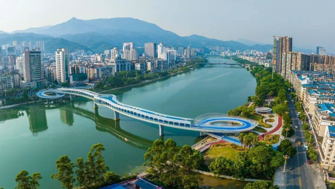 A scenic view of Sanming Yujingfang
