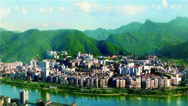 A scenic view of Sanming Zhengshi Dacuo