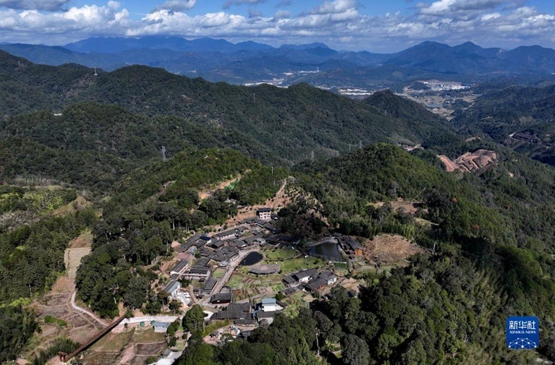 A scenic view of Sanming Zhongcun Yao Yizhi