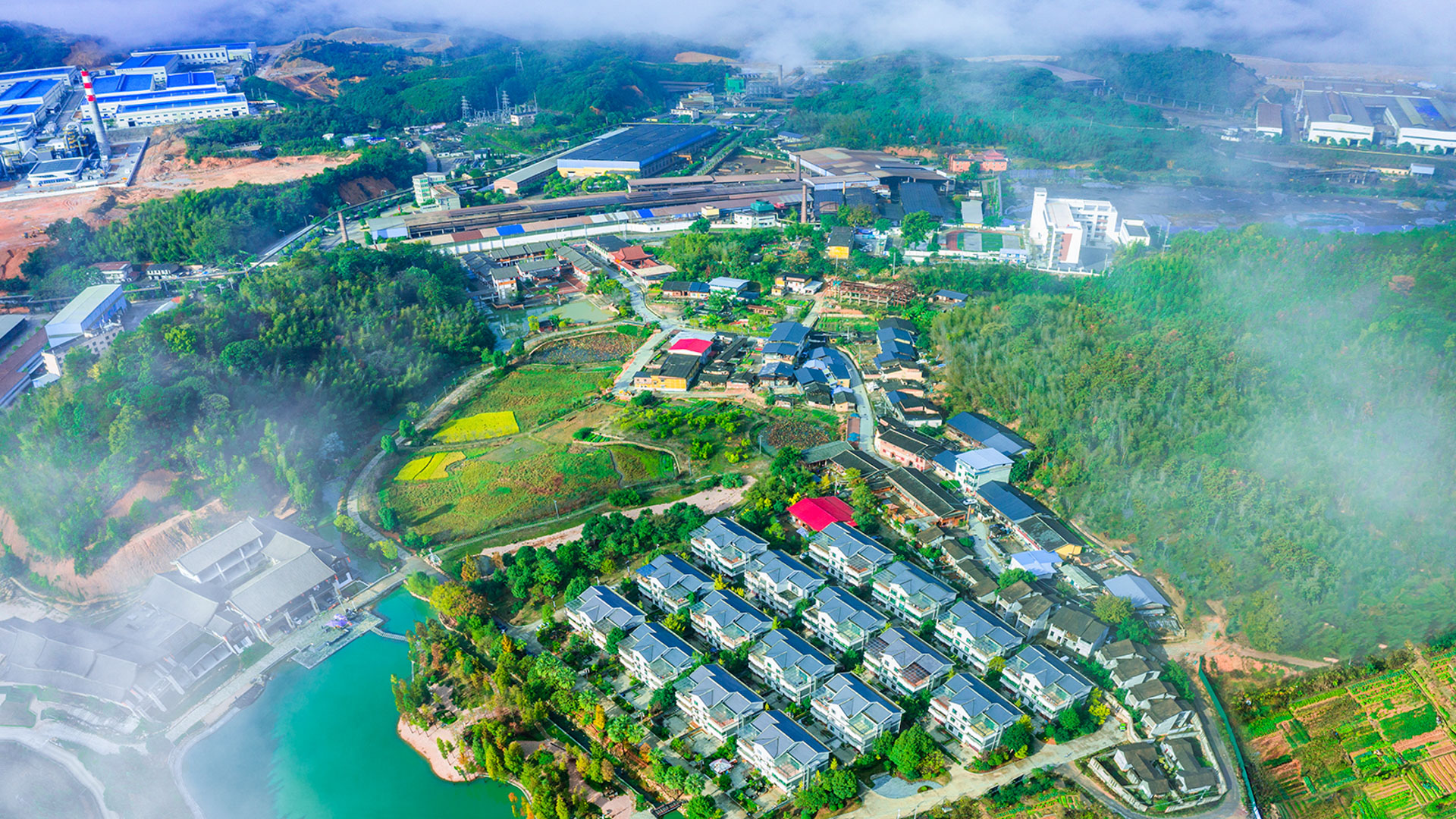 A scenic view of Sanming Zhongcun Yao Yizhi