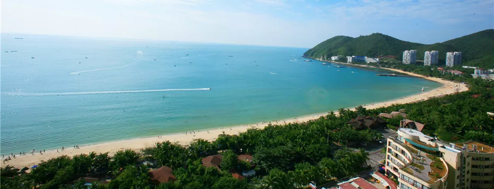 A scenic view of Sanya Tengqiao Muqun