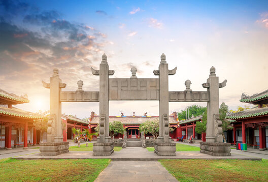 A scenic view of Sanya Yacheng Xuegong