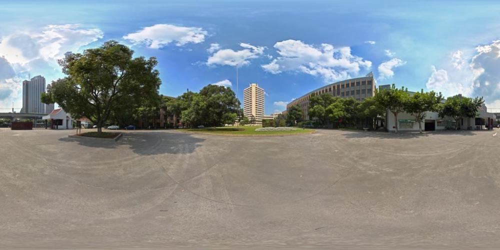 A scenic view of Shanghai Changning Songqingling Mu