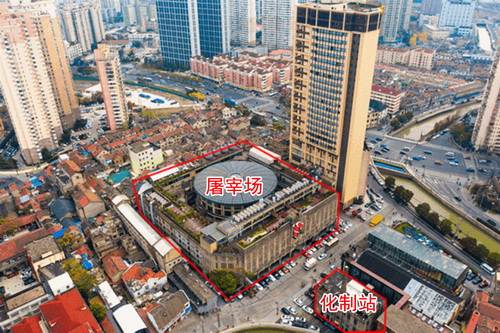 A scenic view of Shanghai Hongkou Gongbuju Zaishengchang Jiuzhi