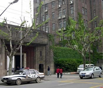 A scenic view of Shanghai Hongkou Tilanqiao Jianyu Zaoqi Jianzhu