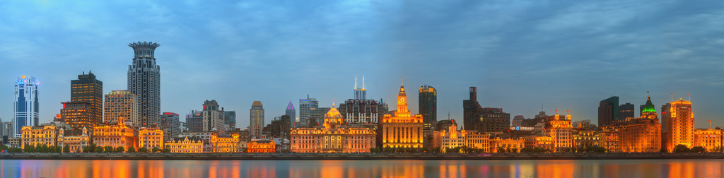 A scenic view of Shanghai Huangpu Guoji Fandian