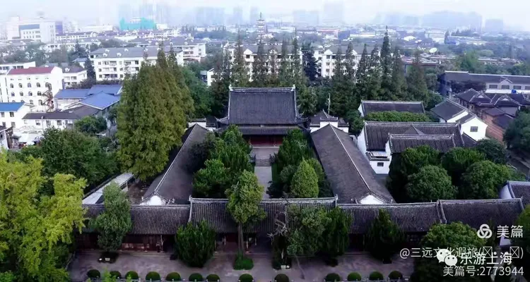 A scenic view of Shanghai Jiading Kongmiao