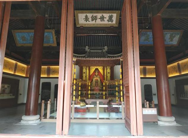A scenic view of Shanghai Jiading Kongmiao