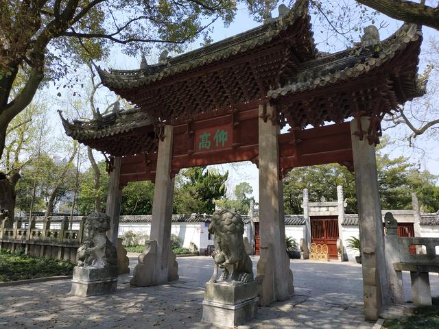 A scenic view of Shanghai Jiading Kongmiao