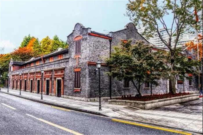 A scenic view of Shanghai Jingan Erda Huizhi