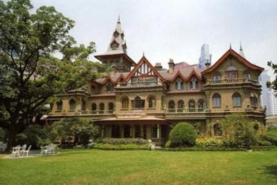 A scenic view of Shanghai Jingan Male Zhuzhai