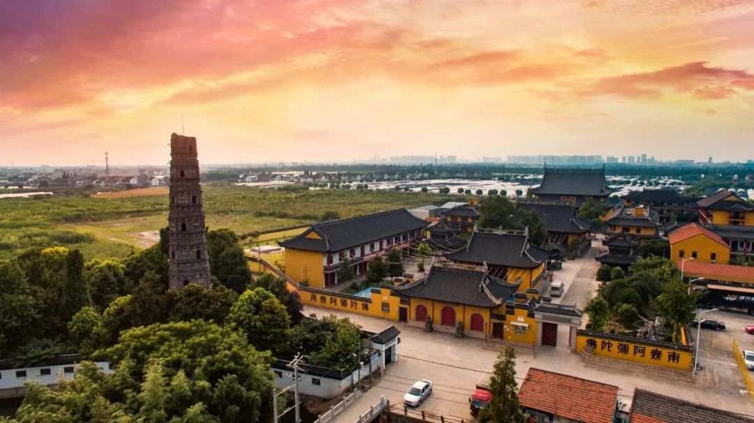 A scenic view of Shanghai Qingpu Qinglongzhen Yizhi