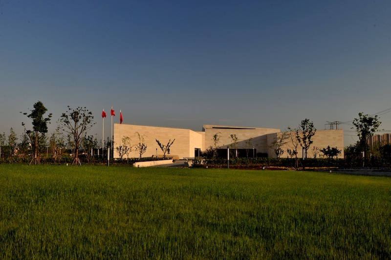A scenic view of Shanghai Qingpu Songze Yizhi