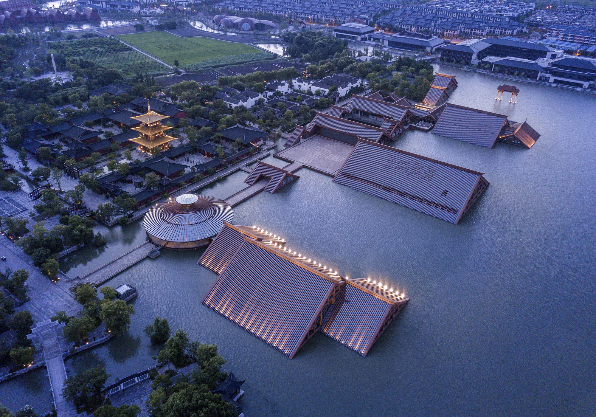 A scenic view of Shanghai Songjiang Guangfulin Yizhi