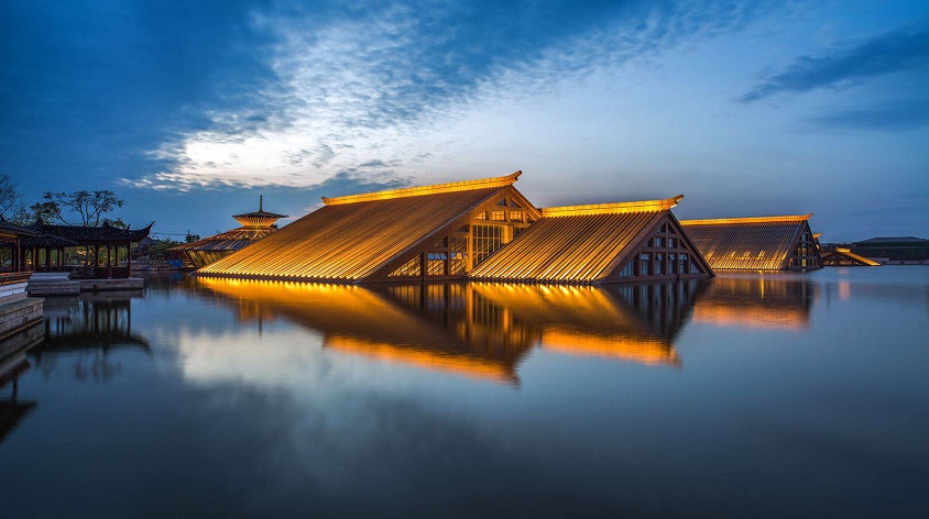 A scenic view of Shanghai Songjiang Guangfulin Yizhi