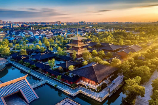 A scenic view of Shanghai Songjiang Guangfulin Yizhi