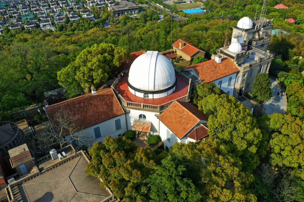 A scenic view of Shanghai Songjiang Sheshan Tianwentai