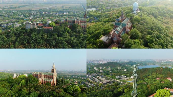 A scenic view of Shanghai Songjiang Sheshan Tianwentai
