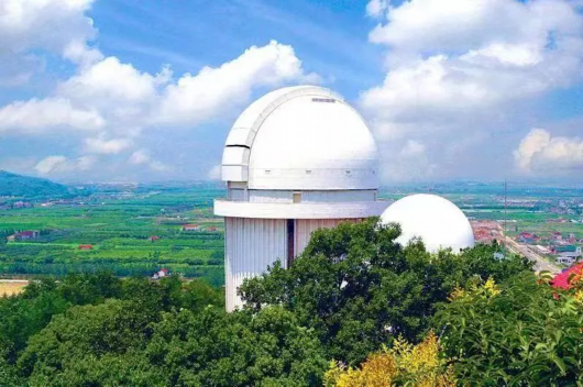 A scenic view of Shanghai Songjiang Sheshan Tianwentai
