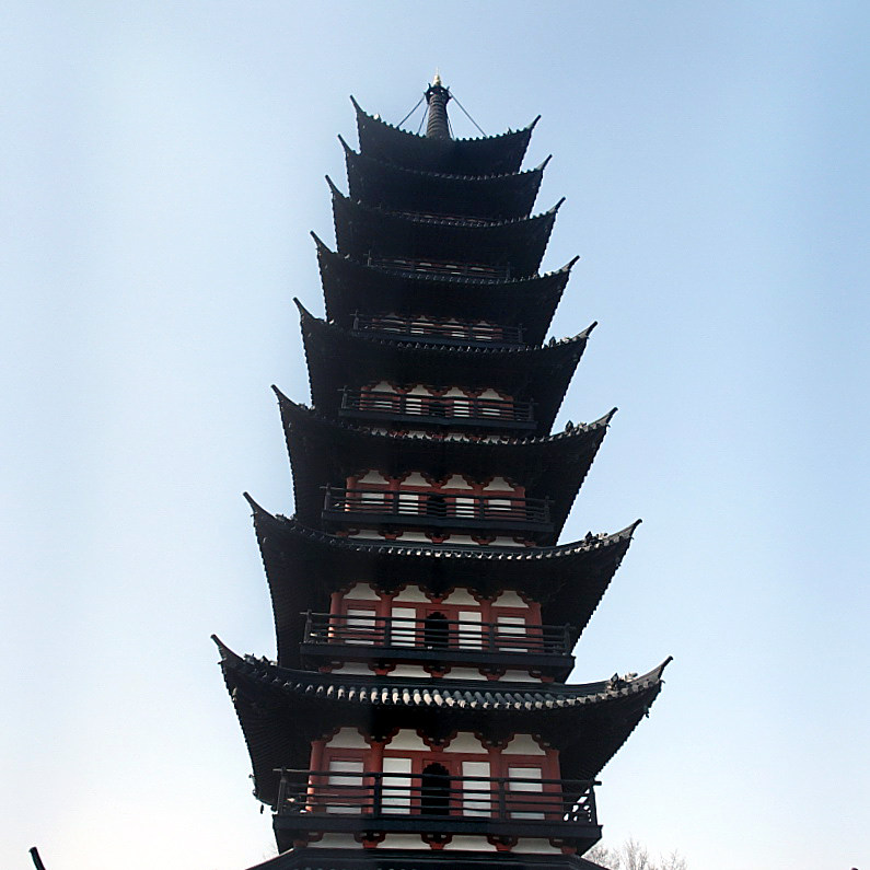 A scenic view of Shanghai Songjiang Xingshengjiao Si Ta