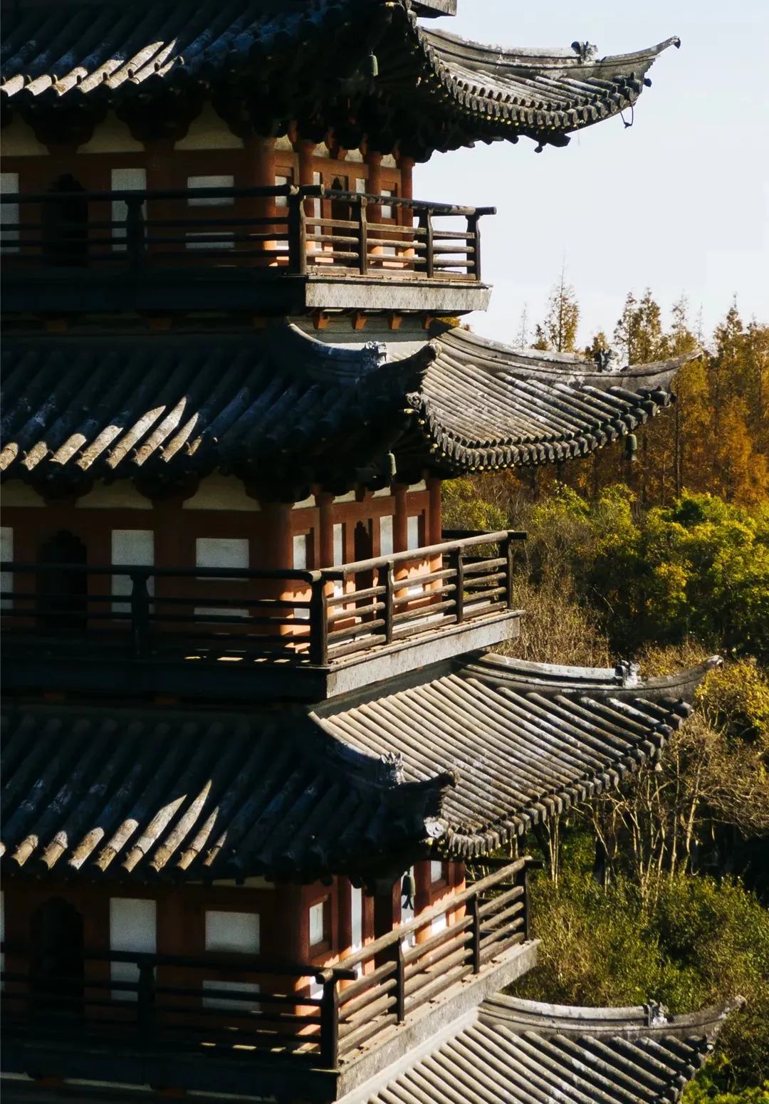 A scenic view of Shanghai Songjiang Xingshengjiao Si Ta
