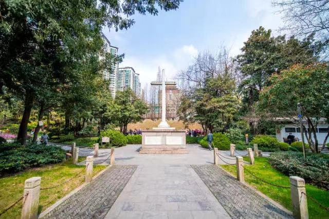 A scenic view of Shanghai Xuhui Xuguangqi Mu