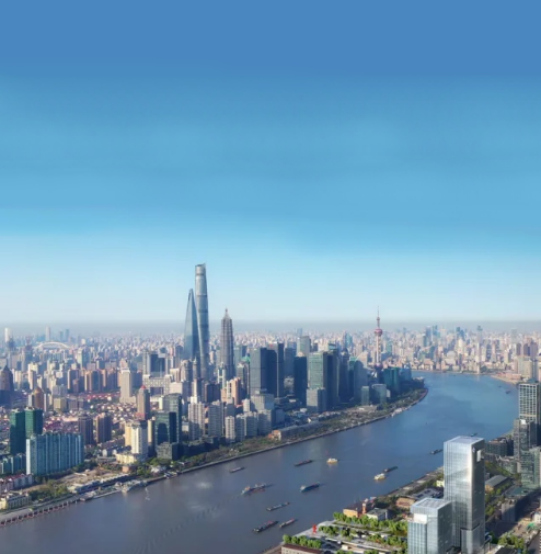 A scenic view of Shanghai Yangpu Hujiang Daxue Jindai Jianzhu