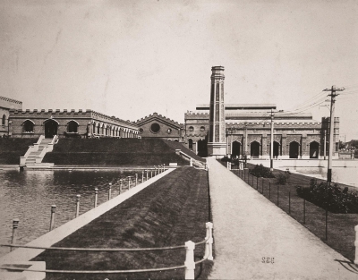 A scenic view of Shanghai Yangpu Yangshupu Shuichang
