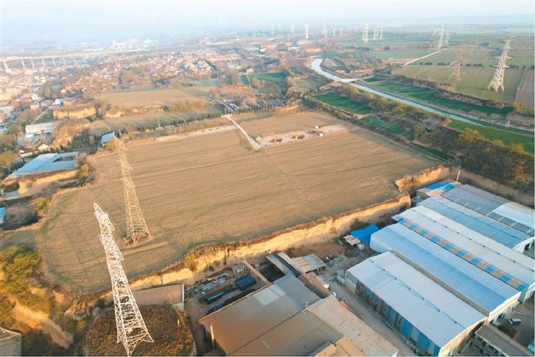 A scenic view of Shangluo Donglongshan Site