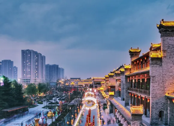 A scenic view of Shangluo Donglongshan Site