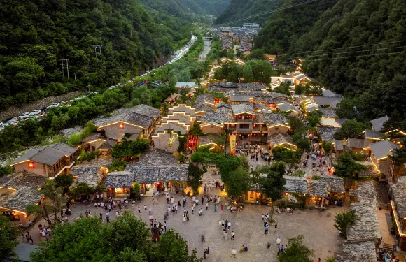 A scenic view of Shangluo Donglongshan Site