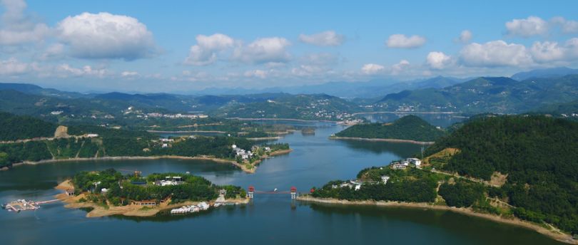 A scenic view of Shangluo Luobang Guild Hall