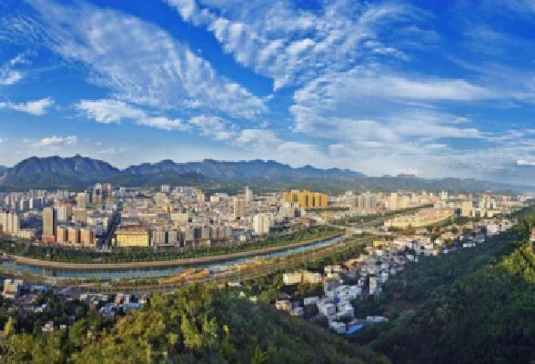 A scenic view of Shangluo Zijing Site