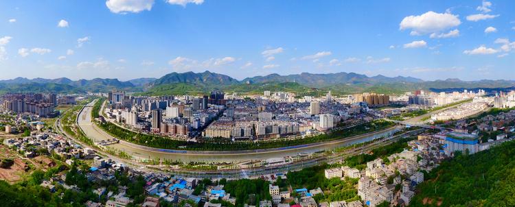 A scenic view of Shangluo Zijing Site